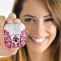 North Harbour Rugby New Zealand AirPods Case Aotearoa Maori Pukana Tiki Mascot