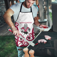 North Harbour Rugby New Zealand Apron Aotearoa Maori Pukana Tiki Mascot