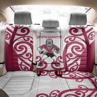 North Harbour Rugby New Zealand Back Car Seat Cover Aotearoa Maori Pukana Tiki Mascot
