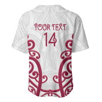 North Harbour Custom Rugby New Zealand Baseball Jersey Aotearoa Maori Pukana Tiki Mascot