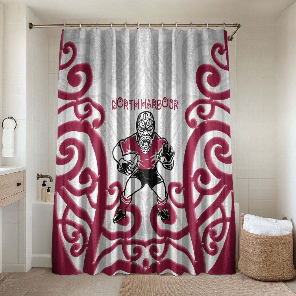 North Harbour Rugby New Zealand Bathroom Set Aotearoa Maori Pukana Tiki Mascot