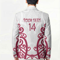 North Harbour Custom Rugby New Zealand Blazer Aotearoa Maori Pukana Tiki Mascot