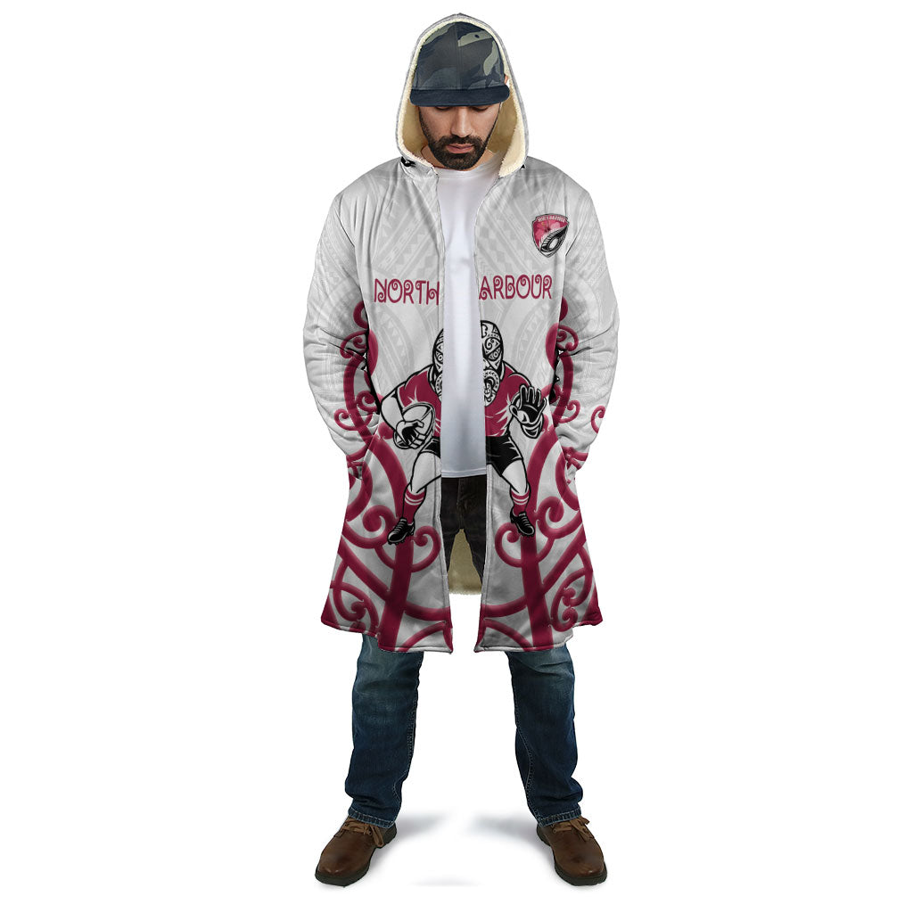 North Harbour Custom Rugby New Zealand Cloak Aotearoa Maori Pukana Tiki Mascot