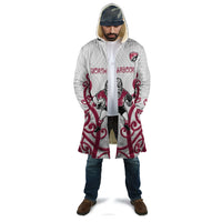 North Harbour Custom Rugby New Zealand Cloak Aotearoa Maori Pukana Tiki Mascot