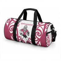 North Harbour Rugby New Zealand Duffle Bag Aotearoa Maori Pukana Tiki Mascot