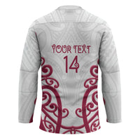 North Harbour Custom Rugby New Zealand Hockey Jersey Aotearoa Maori Pukana Tiki Mascot