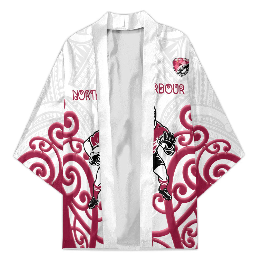 North Harbour Custom Rugby New Zealand Kimono Aotearoa Maori Pukana Tiki Mascot