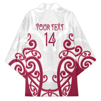 North Harbour Custom Rugby New Zealand Kimono Aotearoa Maori Pukana Tiki Mascot