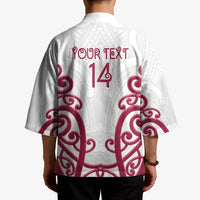 North Harbour Custom Rugby New Zealand Kimono Aotearoa Maori Pukana Tiki Mascot