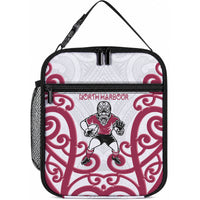North Harbour Rugby New Zealand Lunch Bag Aotearoa Maori Pukana Tiki Mascot