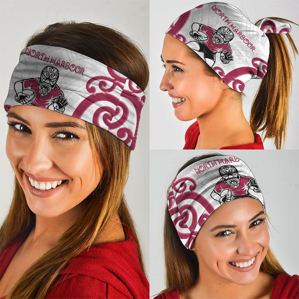North Harbour Rugby New Zealand Neck Gaiter Aotearoa Maori Pukana Tiki Mascot