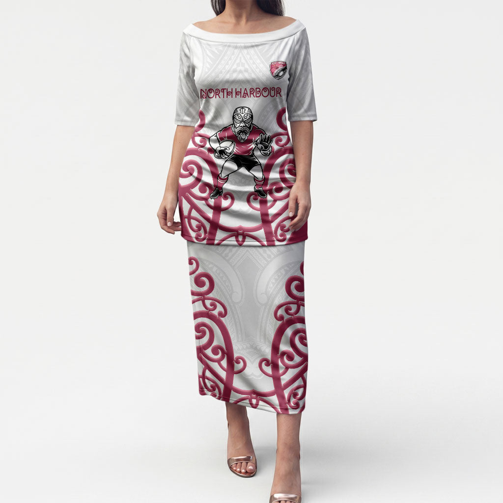 North Harbour Custom Rugby New Zealand Puletasi Aotearoa Maori Pukana Tiki Mascot