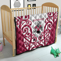 North Harbour Rugby New Zealand Quilt Aotearoa Maori Pukana Tiki Mascot
