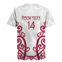 North Harbour Custom Rugby New Zealand Rugby Jersey Aotearoa Maori Pukana Tiki Mascot