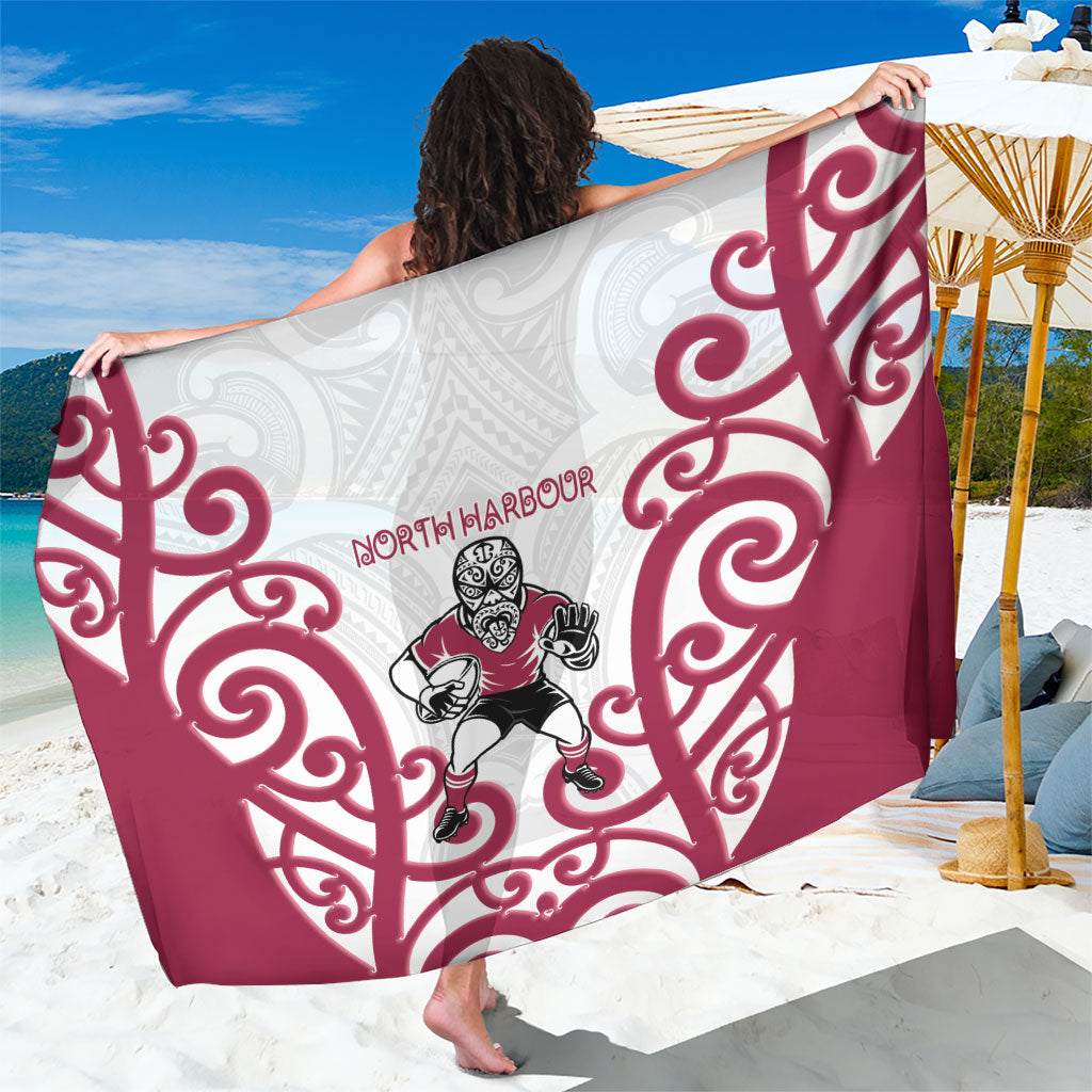 North Harbour Rugby New Zealand Sarong Aotearoa Maori Pukana Tiki Mascot