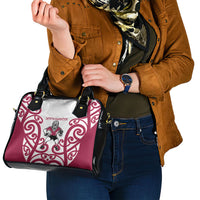 North Harbour Rugby New Zealand Shoulder Handbag Aotearoa Maori Pukana Tiki Mascot