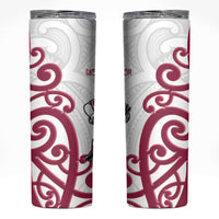 North Harbour Rugby New Zealand Skinny Tumbler Aotearoa Maori Pukana Tiki Mascot