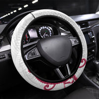 North Harbour Rugby New Zealand Steering Wheel Cover Aotearoa Maori Pukana Tiki Mascot