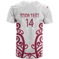 North Harbour Custom Rugby New Zealand T Shirt Aotearoa Maori Pukana Tiki Mascot