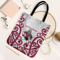 North Harbour Rugby New Zealand Tote Bag Aotearoa Maori Pukana Tiki Mascot