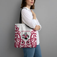 North Harbour Rugby New Zealand Tote Bag Aotearoa Maori Pukana Tiki Mascot