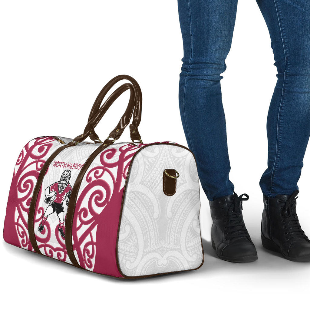 North Harbour Rugby New Zealand Travel Bag Aotearoa Maori Pukana Tiki Mascot