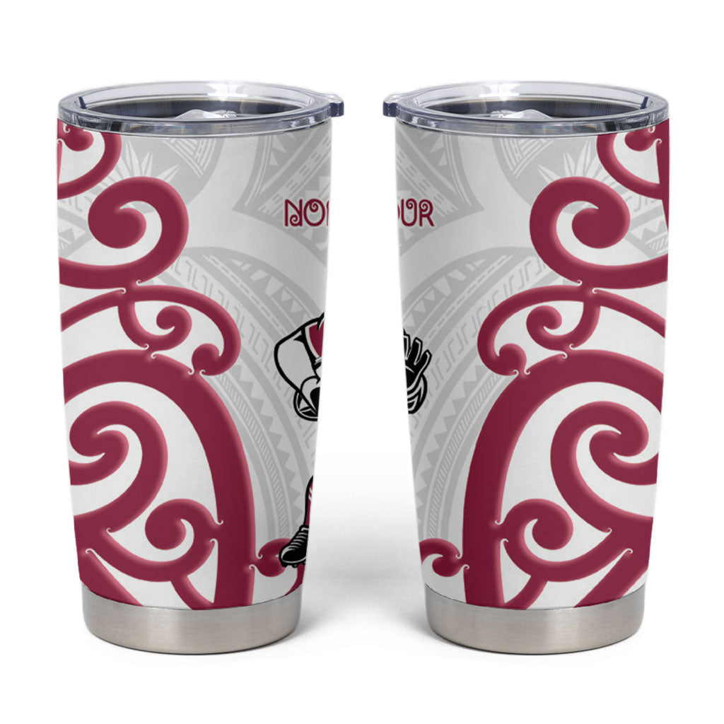 North Harbour Rugby New Zealand Tumbler Cup Aotearoa Maori Pukana Tiki Mascot