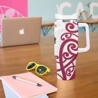 North Harbour Rugby New Zealand Tumbler With Handle Aotearoa Maori Pukana Tiki Mascot