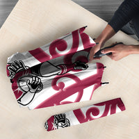North Harbour Rugby New Zealand Umbrella Aotearoa Maori Pukana Tiki Mascot