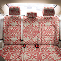 Red Ngatu Pattern Malo e Lelei Tonga Back Car Seat Cover