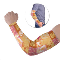 Aloha Hawaii Quilt Floral Patchwork Style Arm Sleeves
