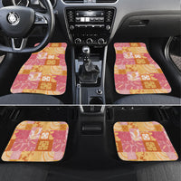 Aloha Hawaii Quilt Floral Patchwork Style Car Mats