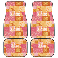 Aloha Hawaii Quilt Floral Patchwork Style Car Mats
