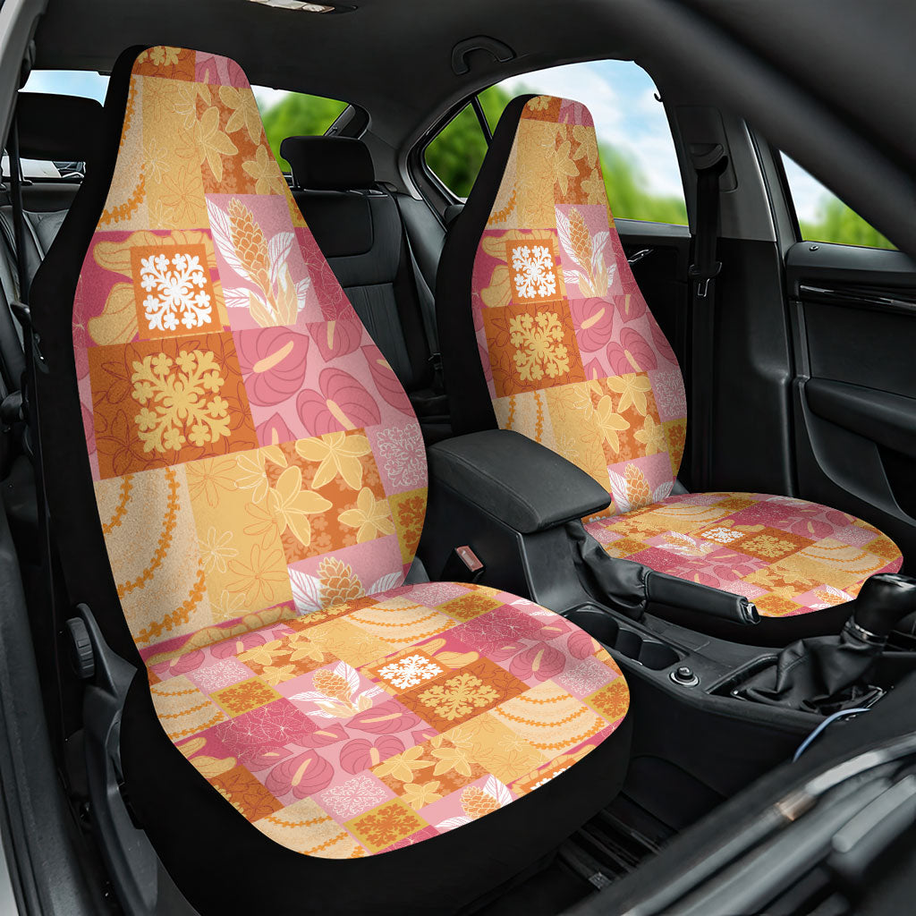 Aloha Hawaii Quilt Floral Patchwork Style Car Seat Cover