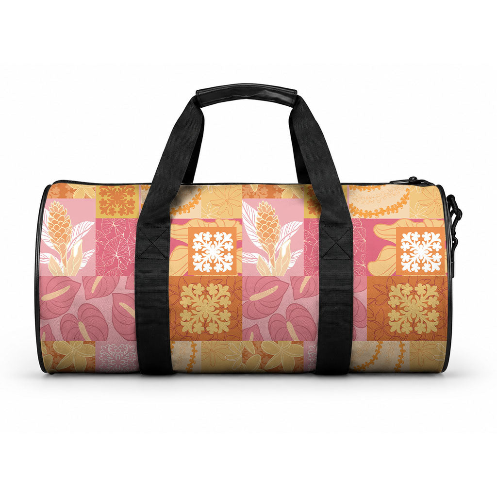 Aloha Hawaii Quilt Floral Patchwork Style Duffle Bag LT14 One size Multicolor - Polynesian Pride