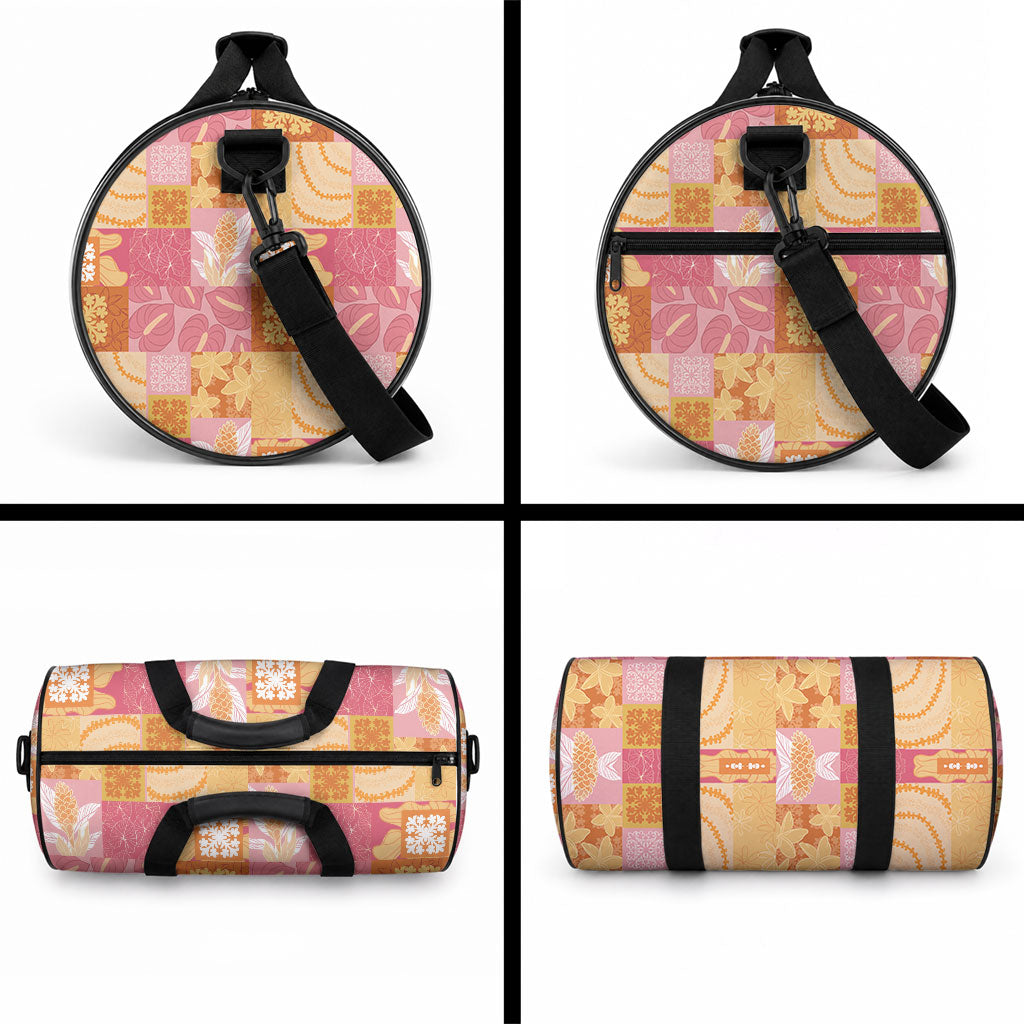 Aloha Hawaii Quilt Floral Patchwork Style Duffle Bag LT14 - Polynesian Pride