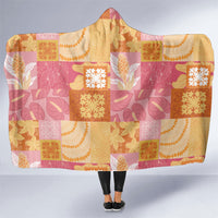 Aloha Hawaii Quilt Floral Patchwork Style Hooded Blanket LT14 One Size Multicolor - Polynesian Pride