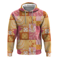 Aloha Hawaii Quilt Floral Patchwork Style Hoodie