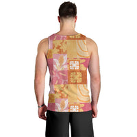 Aloha Hawaii Quilt Floral Patchwork Style Men Tank Top LT14 - Polynesian Pride
