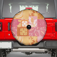 Aloha Hawaii Quilt Floral Patchwork Style Spare Tire Cover
