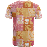 Aloha Hawaii Quilt Floral Patchwork Style T Shirt