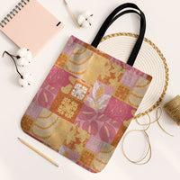 Aloha Hawaii Quilt Floral Patchwork Style Tote Bag