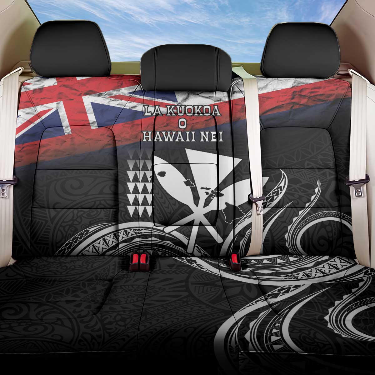 Hawaii Independence Day Back Car Seat Cover La Kuokoa - Happy 28th November