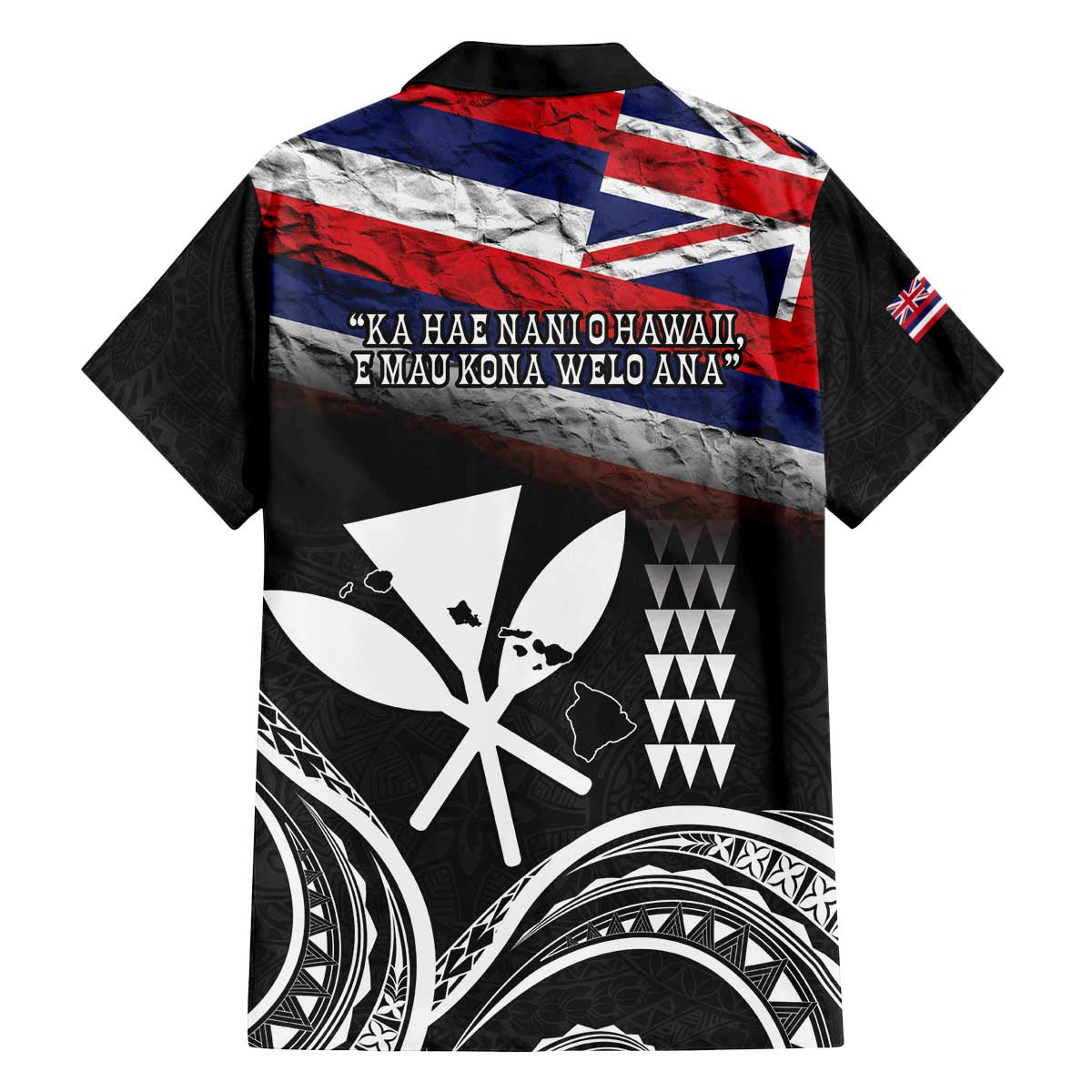 Hawaii Independence Day Family Matching Off The Shoulder Long Sleeve Dress and Hawaiian Shirt La Kuokoa - Happy 28th November