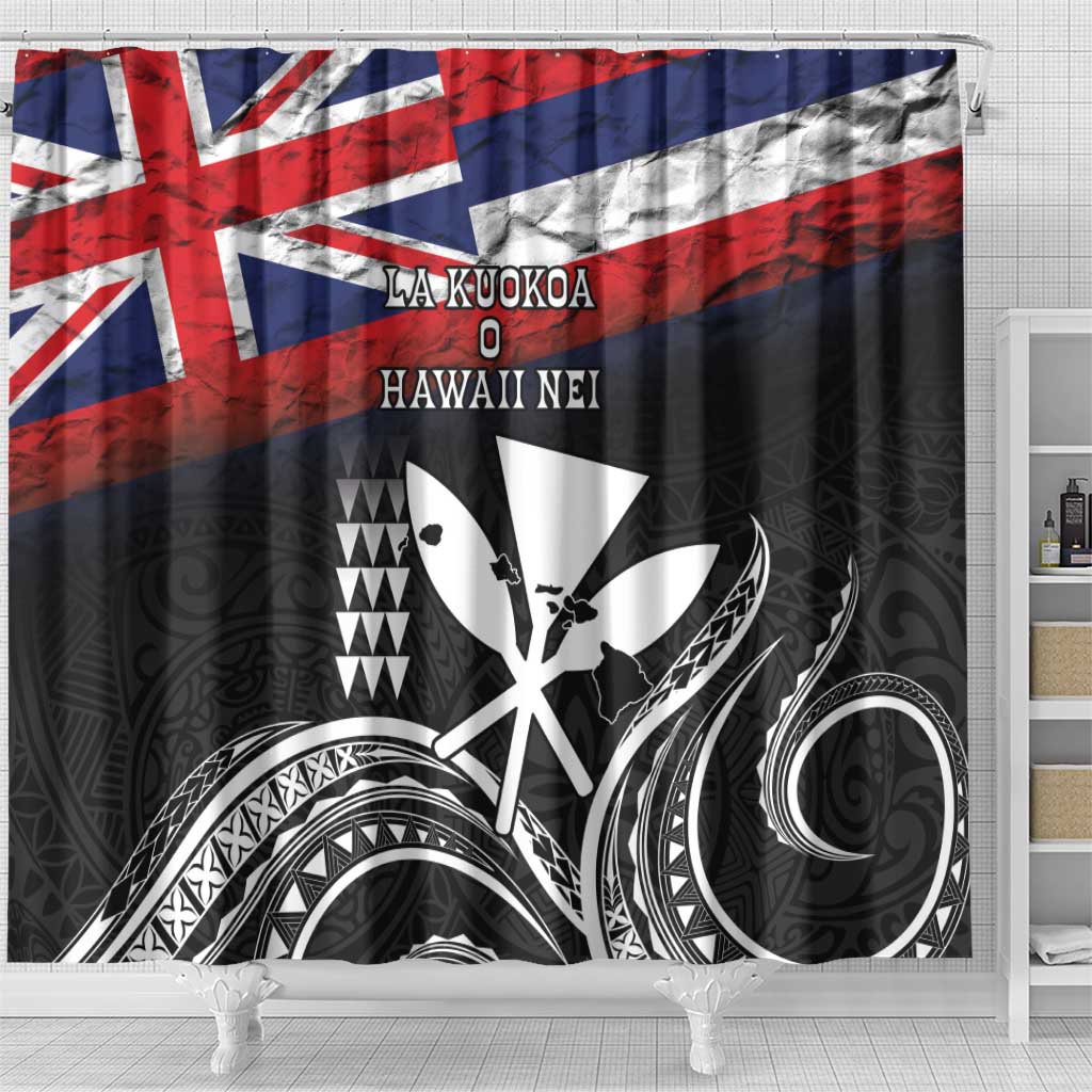 Hawaii Independence Day Shower Curtain La Kuokoa - Happy 28th November