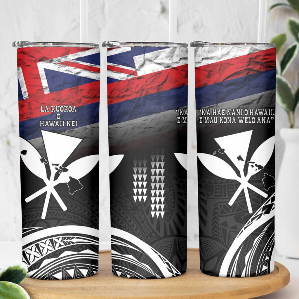 Hawaii Independence Day Skinny Tumbler La Kuokoa - Happy 28th November