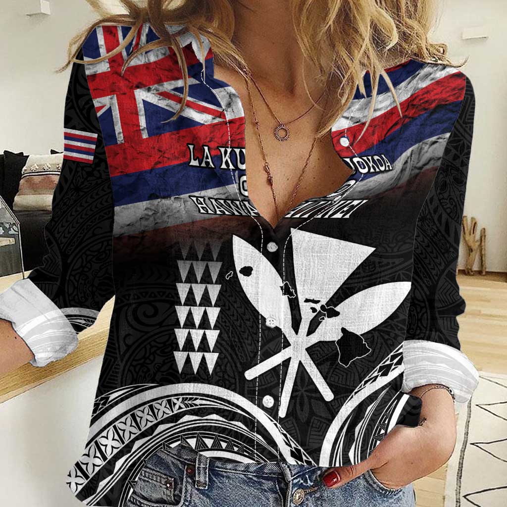 Hawaii Independence Day Women Casual Shirt La Kuokoa - Happy 28th November