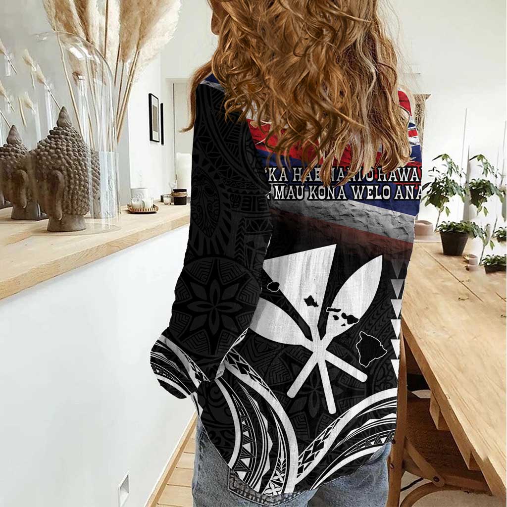 Hawaii Independence Day Women Casual Shirt La Kuokoa - Happy 28th November