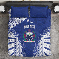 Toa Samoa Rugby Custom Bedding Set Go Champions Pacific Samoan Pattern - Polynesian Pride