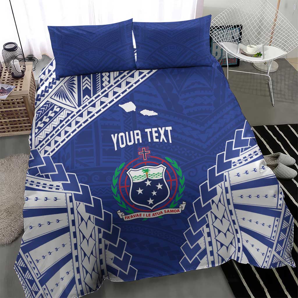 Toa Samoa Rugby Custom Bedding Set Go Champions Pacific Samoan Pattern - Polynesian Pride